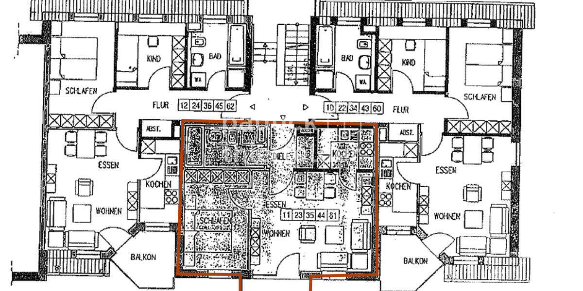 Etagenwohnung Leipzig / Wahren Wahren - 2 Zimmer, 49 m&sup2;, 109.000&euro; | Angebot:26359708