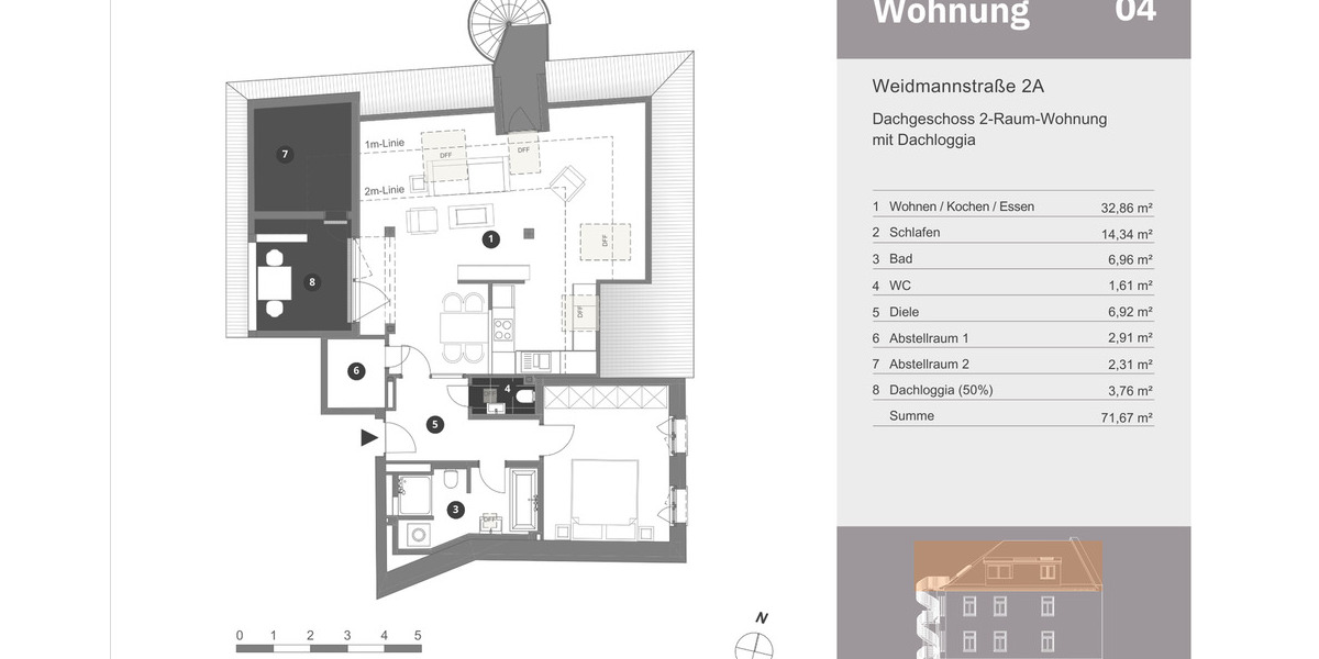 Etagenwohnung Leipzig Neustadt-Neuschönefeld - 4 Zimmer, 71 m&sup2;, 416.000&euro; | Angebot:26291239