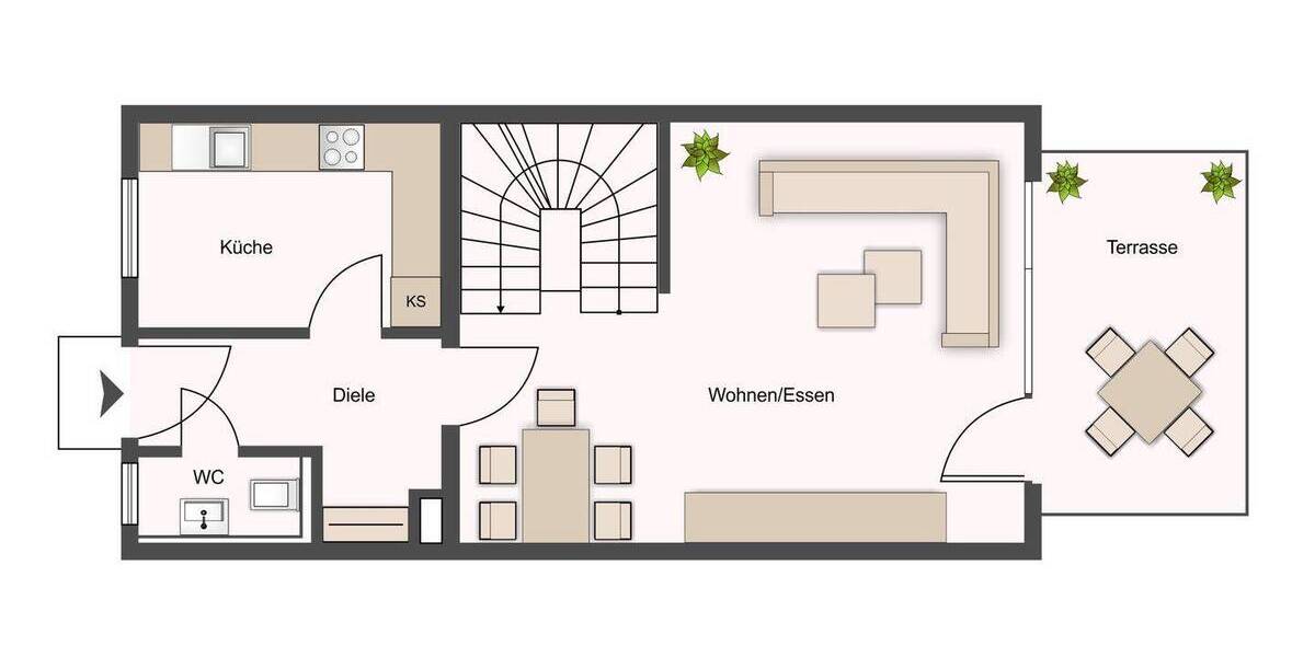 Reihenmittelhaus Leipzig Wiederitzsch - 5 Zimmer, 114 m&sup2;, 389.000&euro; | Angebot:26376919