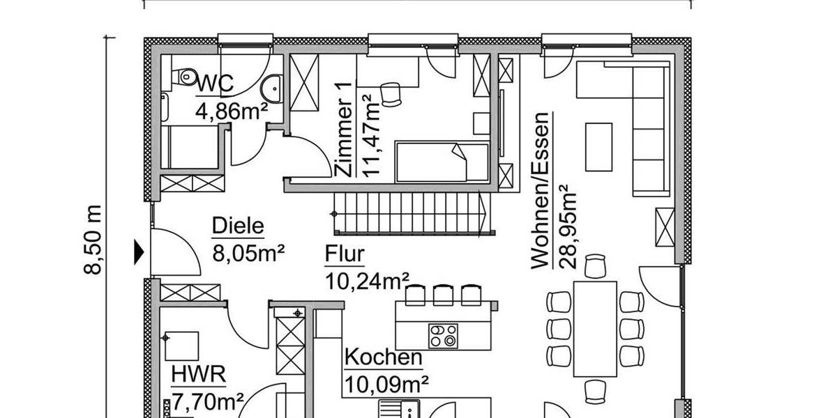 Einfamilienhaus Kitzscher / Thierbach Thierbach - 6 Zimmer, 158 m&sup2;, 466.360&euro; | Angebot:26903184