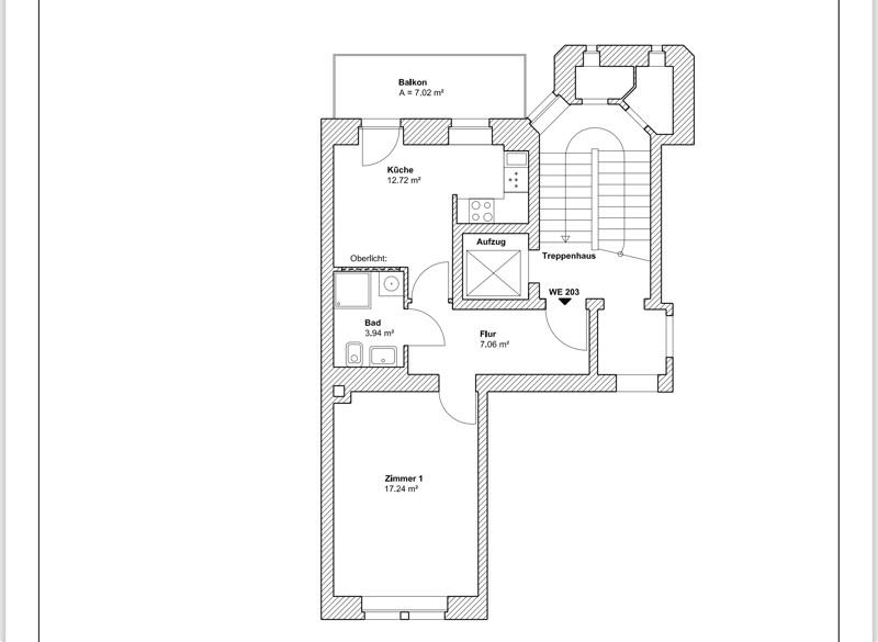 Betreutes Wohnen - Aufzug - EBK - Dusche 1 zimmer