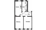 Etagenwohnung Leipzig Volkmarsdorf - 2 Zimmer, 60 m&sup2;, 420&euro; | Angebot:26744957