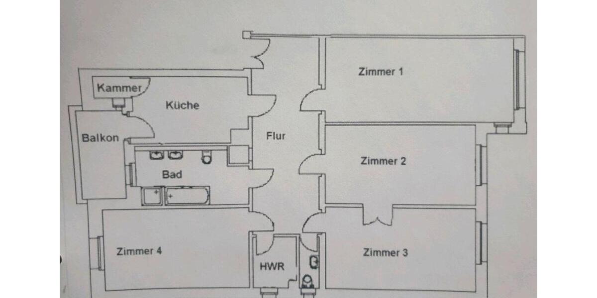 ETW 4 Zimmer mit Balkon Gohlis Süd provisionsfrei 4 zimmer