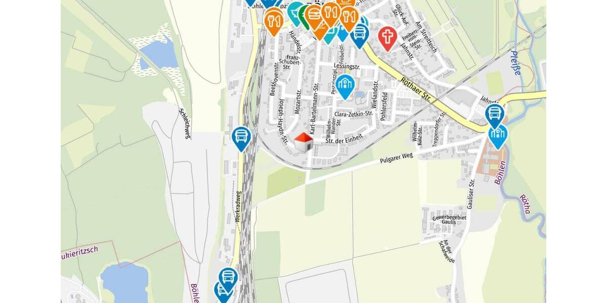 Etagenwohnung Böhlen - 3.5 Zimmer, 75 m&sup2;, 638&euro; | Angebot:26060661