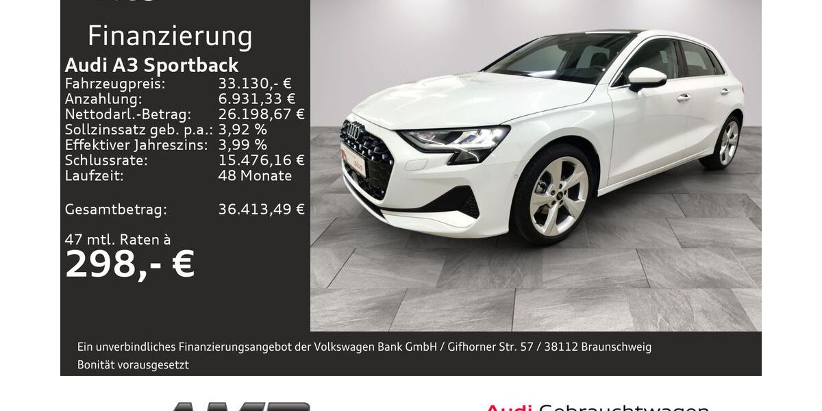 Audi A3 5.730 km 32.480 &euro; Borna 04552