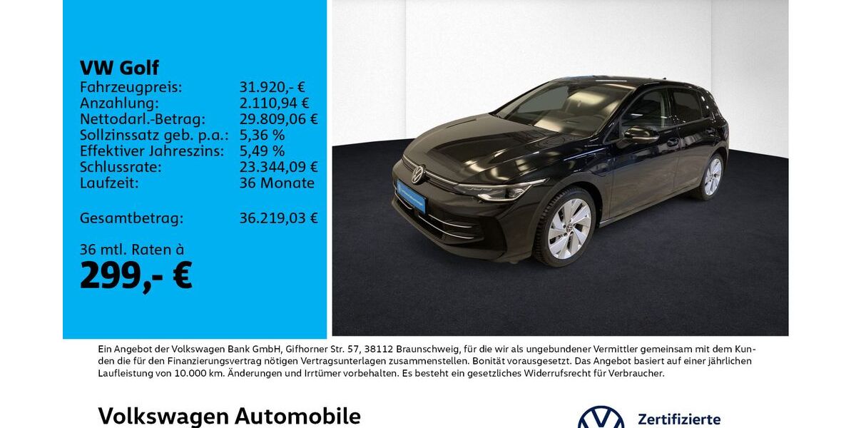 VW Golf 6.051 km 31.420 &euro; Leipzig 04178