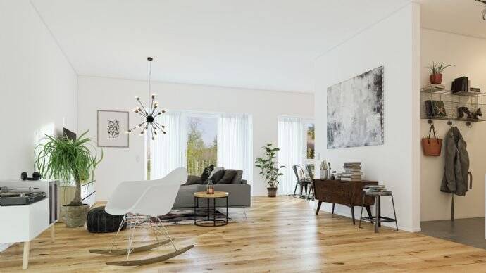 Etagenwohnung Leipzig Leutzsch - 3 Zimmer, 104 m&sup2;, 1.048.950&euro; | Angebot:25685619