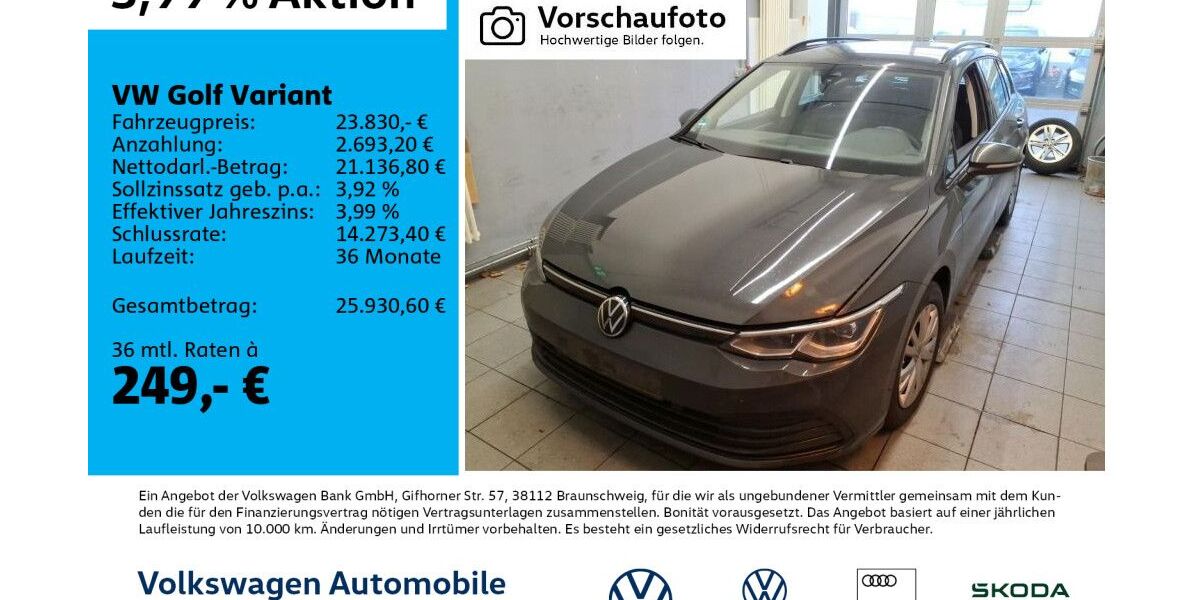 VW Golf 20.836 km 23.830 &euro; Leipzig 04178