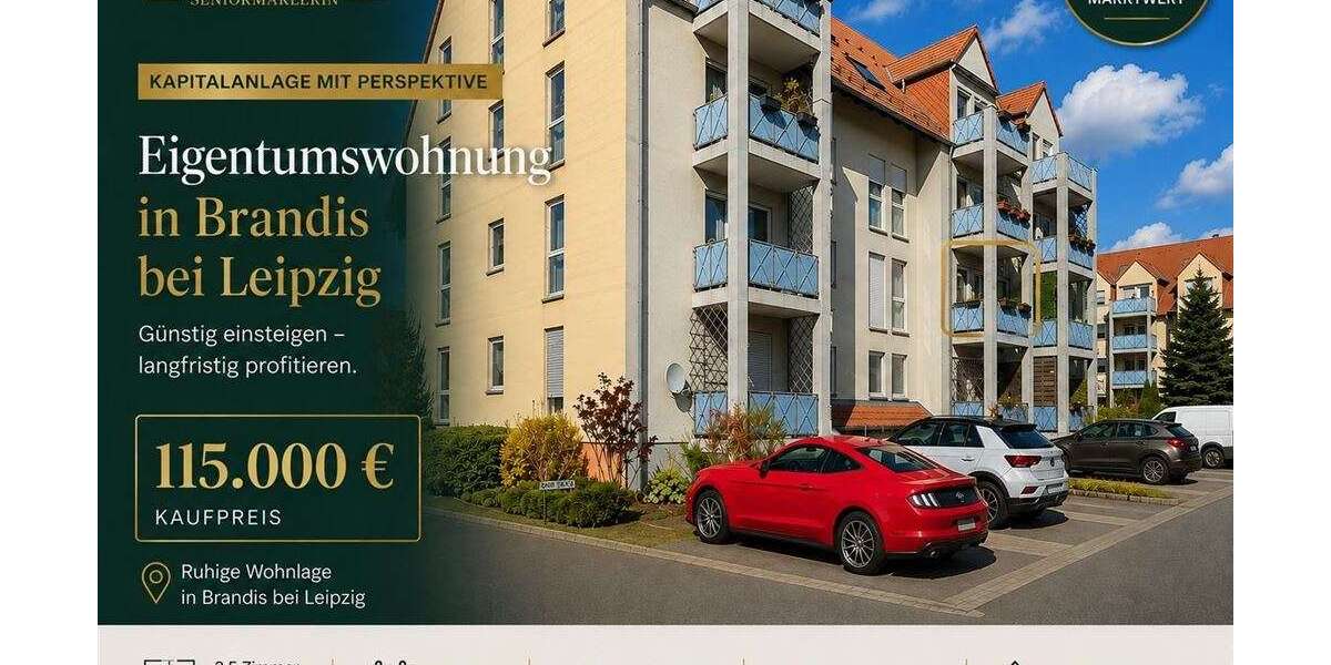 Etagenwohnung Brandis b Wurzen - 4 Zimmer, 84 m&sup2;, 115.000&euro; | Angebot:27164441