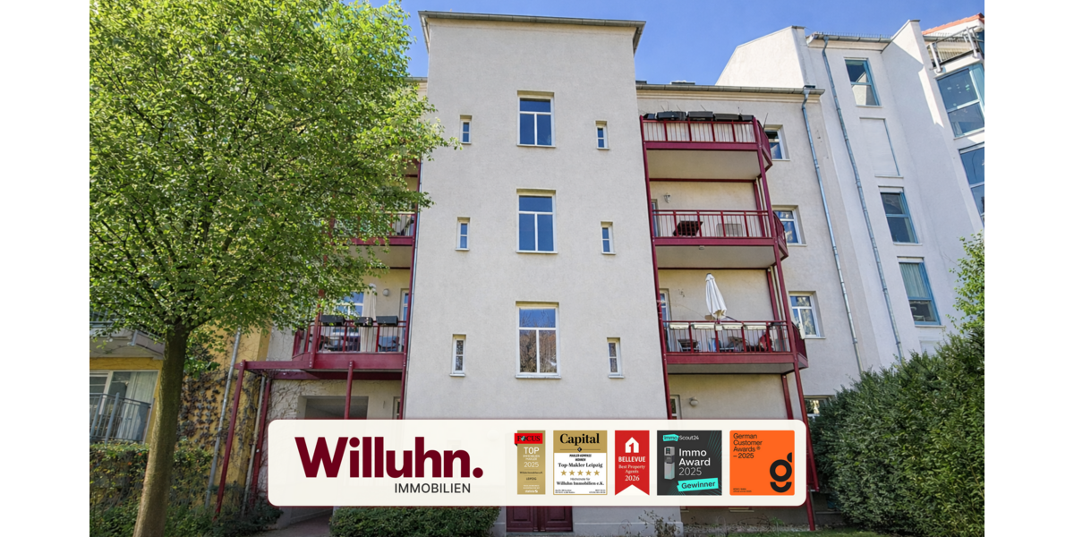 Etagenwohnung Leipzig Nord - 2 Zimmer, 52 m&sup2;, 149.000&euro; | Angebot:26390697
