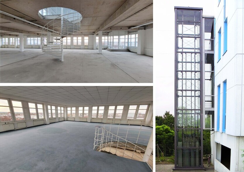 Produktions- Lager- & Bürofläche im Gewerbepark Wiedemar, Dachterrasse, Lastenaufzug mögl.