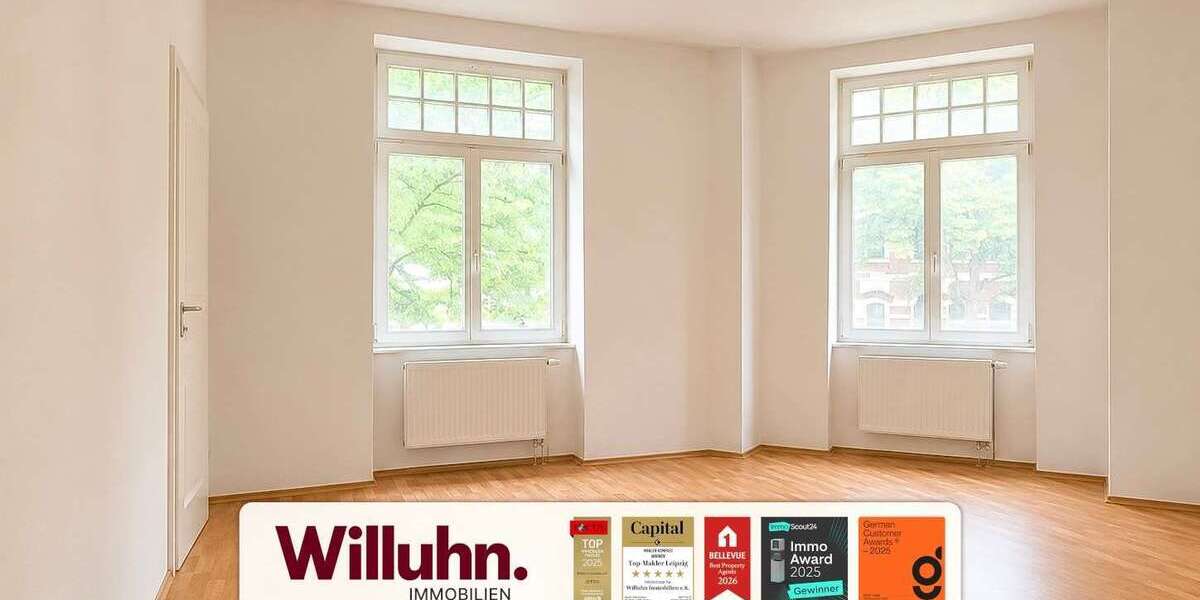 Etagenwohnung Leipzig Altwest - 2 Zimmer, 53 m&sup2;, 169.000&euro; | Angebot:26889334
