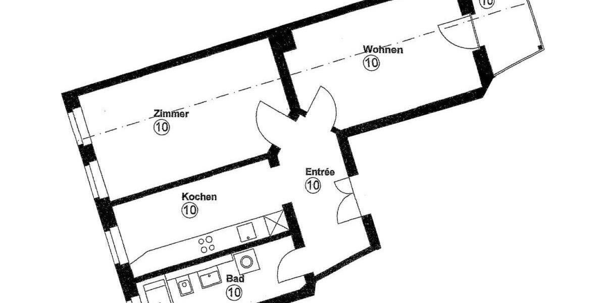Etagenwohnung Leipzig Altlindenau - 2 Zimmer, 60 m&sup2;, 825&euro; | Angebot:26909084