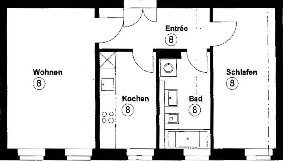 Etagenwohnung Leipzig Connewitz - 2 Zimmer, 48 m&sup2;, 650&euro; | Angebot:25166401