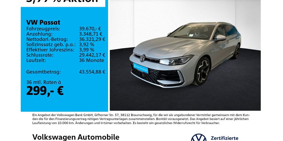 VW Passat 1.268 km 39.370 &euro; Leipzig 04277