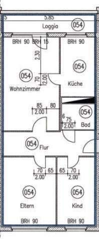 Langjährig vermietete 3-Zimmer-Wohnung in Leipzig Grünau als Kapitalanlage 3 zimmer