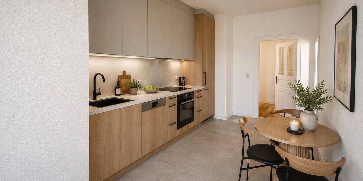 Etagenwohnung Leipzig Altlindenau - 3 Zimmer, 70 m&sup2;, 239.000&euro; | Angebot:26902809