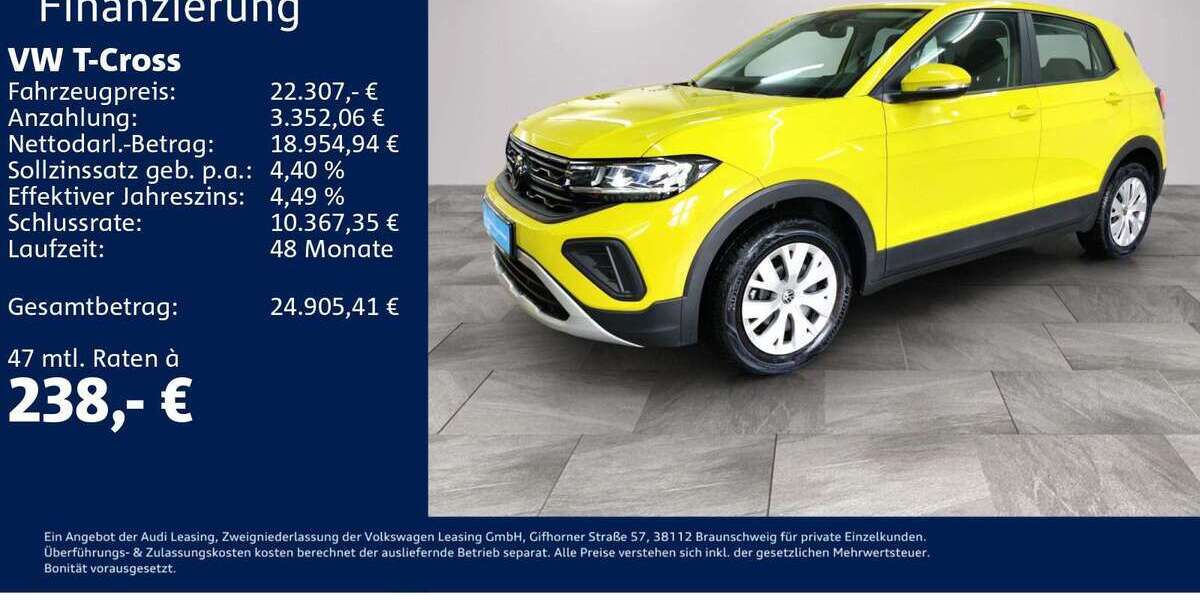 VW T-Cross 6.120 km 21.870 &euro; Borna 04552