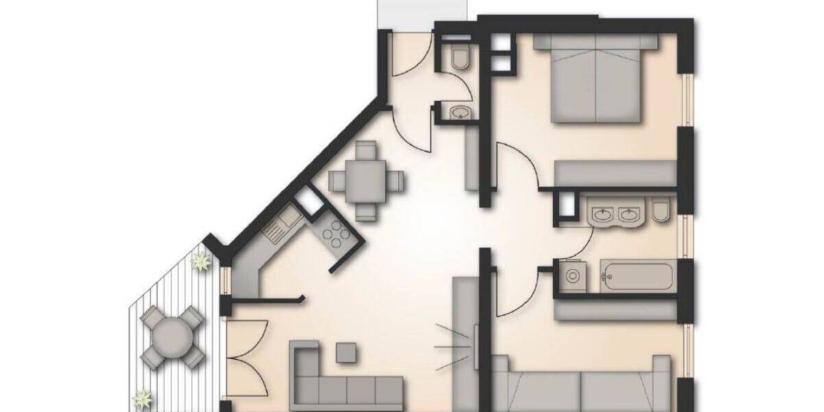 Etagenwohnung Borsdorf Panitzsch - 3 Zimmer, 67 m&sup2;, 144.000&euro; | Angebot:26740280