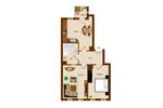 Erdgeschoßwohnung Leipzig Südost - 2 Zimmer, 55 m&sup2;, 799&euro; | Angebot:26424143