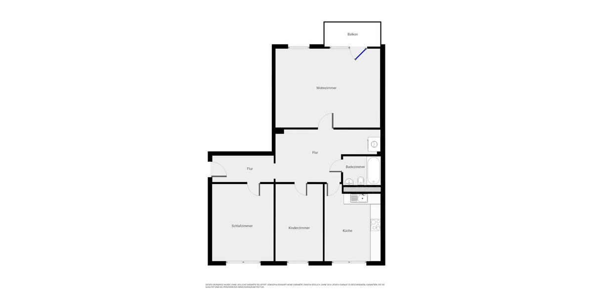 Etagenwohnung Leipzig West - 3 Zimmer, 91 m&sup2;, 544&euro; | Angebot:25305127