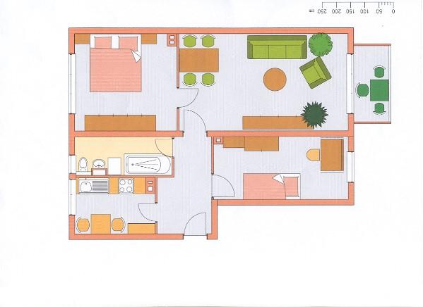 Etagenwohnung Wurzen - 2.5 Zimmer, 59 m&sup2;, 365&euro; | Angebot:24535067