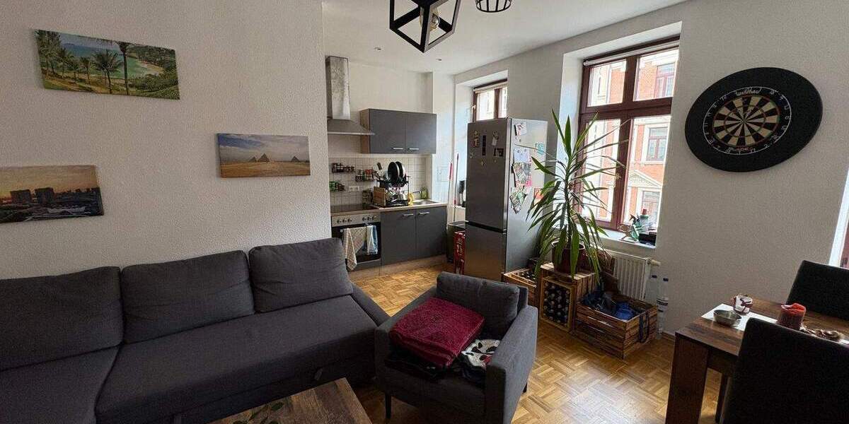 Etagenwohnung Leipzig Anger-Crottendorf - 2 Zimmer, 41 m&sup2;, 125.000&euro; | Angebot:26028309