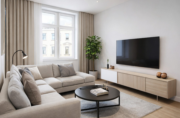 Etagenwohnung Leipzig Anger-Crottendorf - 2 Zimmer, 56 m&sup2;, 757&euro; | Angebot:25735368