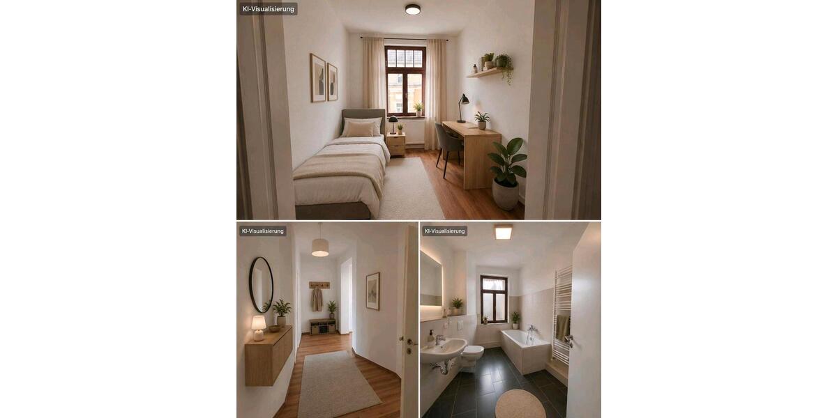 Etagenwohnung Leipzig Südost - 2 Zimmer, 67 m&sup2;, 943&euro; | Angebot:26519803