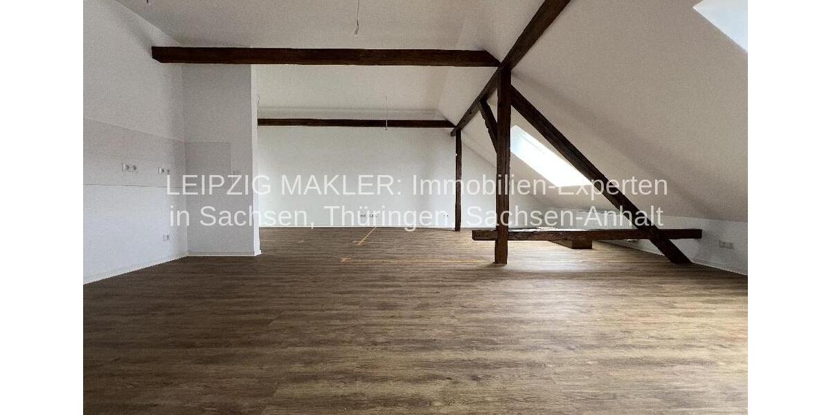 Dachgeschoßwohnung Leipzig Nordost - 3 Zimmer, 64 m&sup2;, 645&euro; | Angebot:26095321