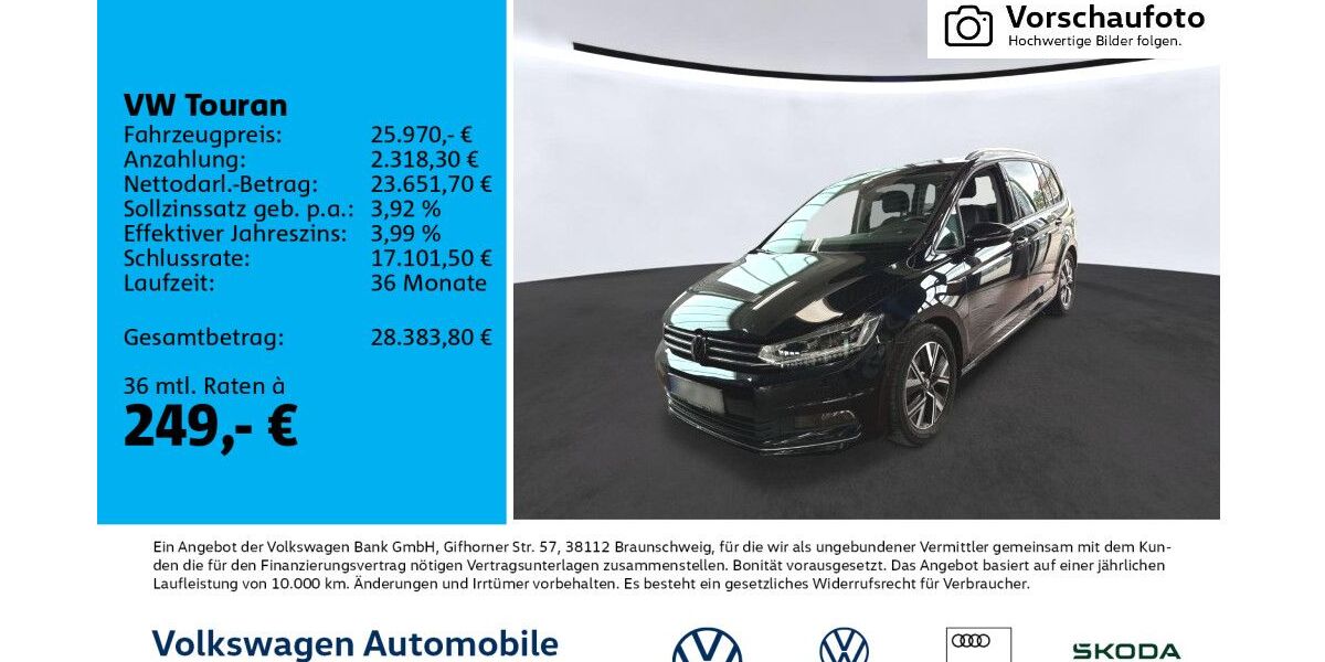 VW Touran 74.750 km 25.970 &euro; Leipzig 04277