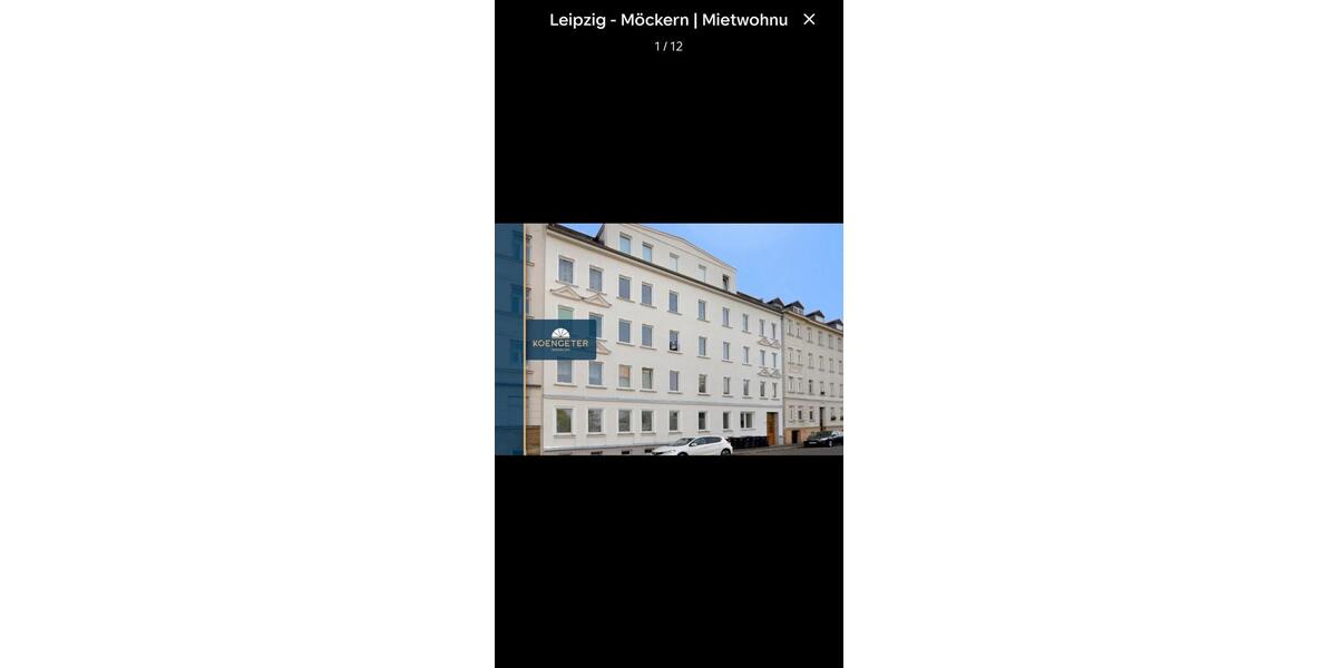 Etagenwohnung Leipzig Nordwest - 2 Zimmer, 57 m&sup2;, 697&euro; | Angebot:25591903