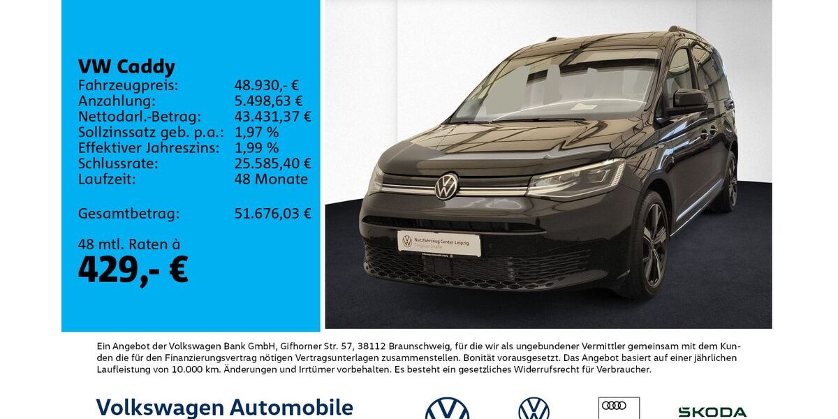 VW Caddy 7.500 km 48.930 &euro; Leipzig 04178