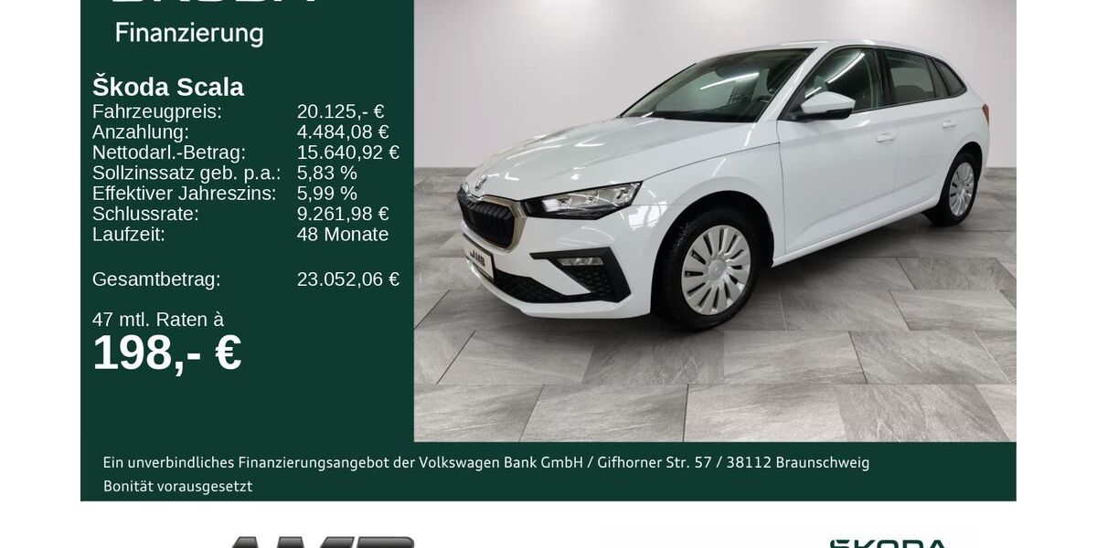 Skoda Scala 20.000 km 19.680 &euro; Borna 04552