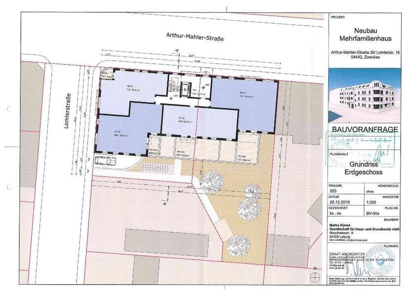 Grundstück mit Projektierung+positiver Bauvoranfrage für ca. 1.500 m² Wohnfläche zimmer