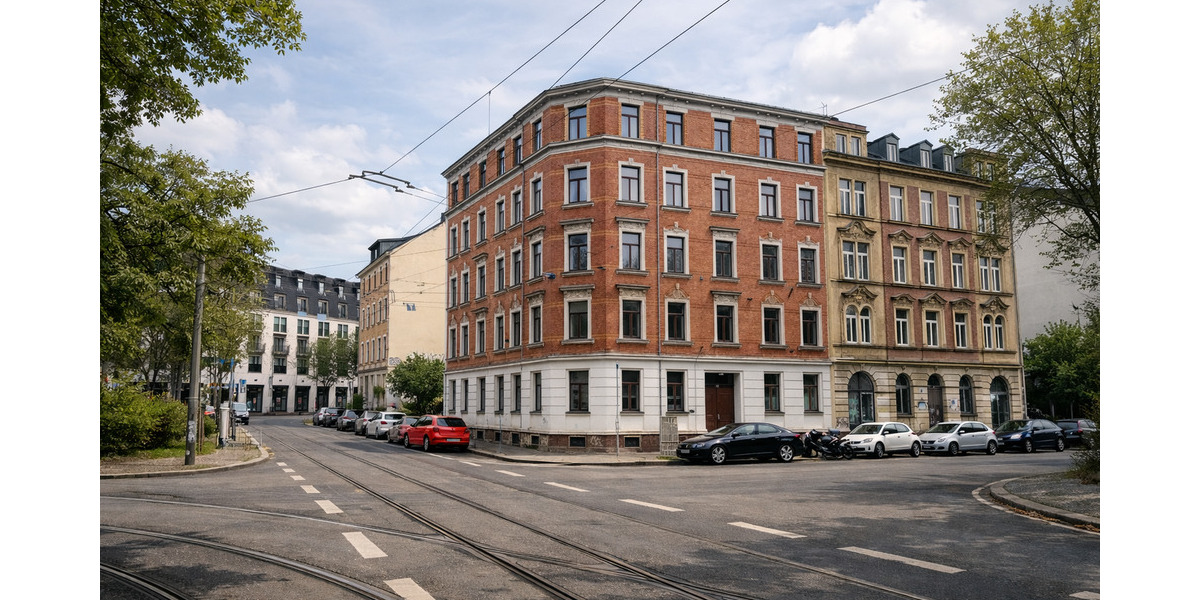 Leerstehende, attraktive 3-Zimmer-Wohnung mit Tageslichtbad in Connewitz 3 zimmer