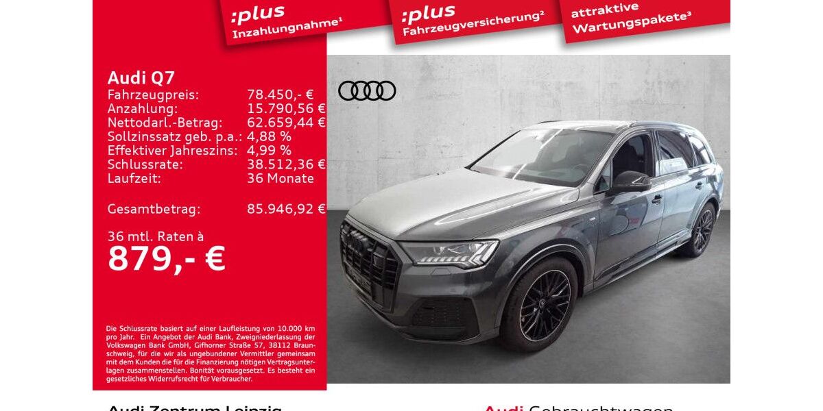 Audi Q7 37.399 km 77.770 &euro; Leipzig 04129