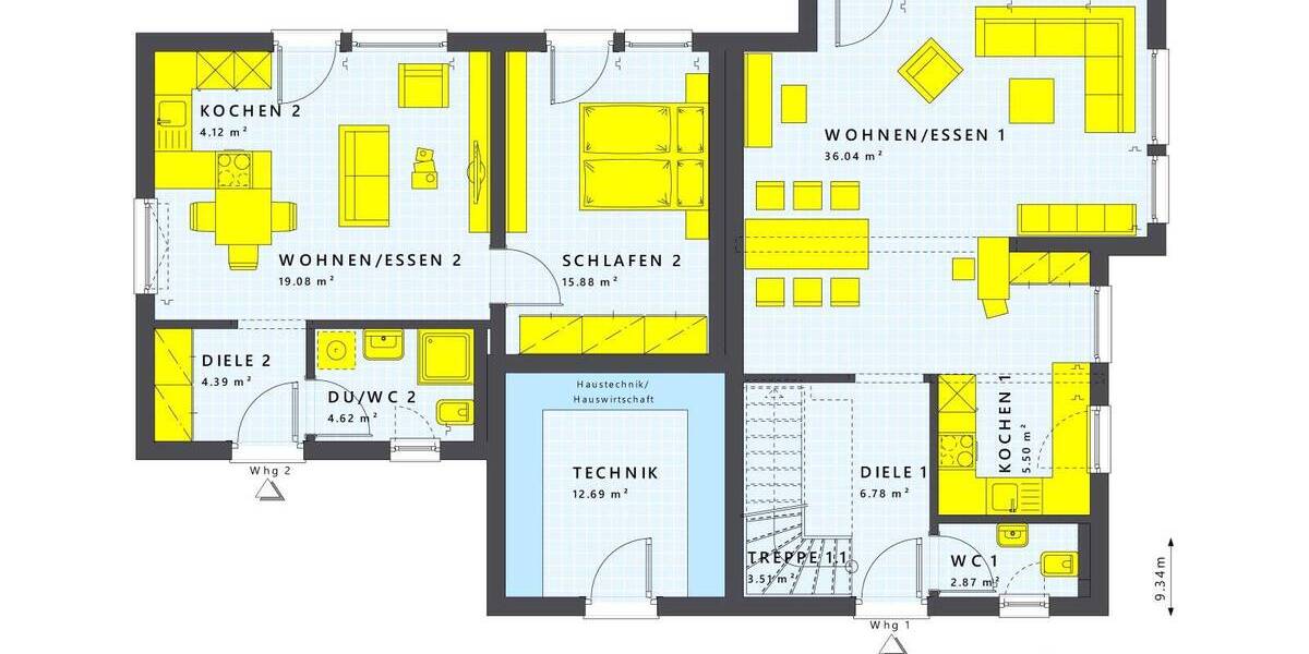 Mehrfamilienhaus, Wohnhaus Leipzig Engelsdorf - 7 Zimmer, 183 m&sup2;, 843.064&euro; | Angebot:25740372