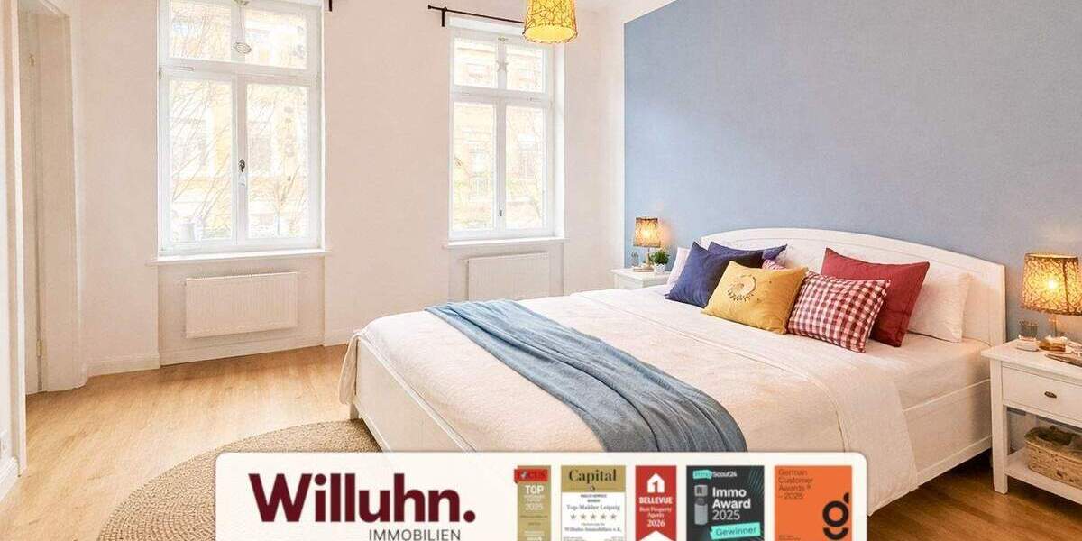 Etagenwohnung Leipzig Volkmarsdorf - 3 Zimmer, 84 m&sup2;, 239.000&euro; | Angebot:24807658