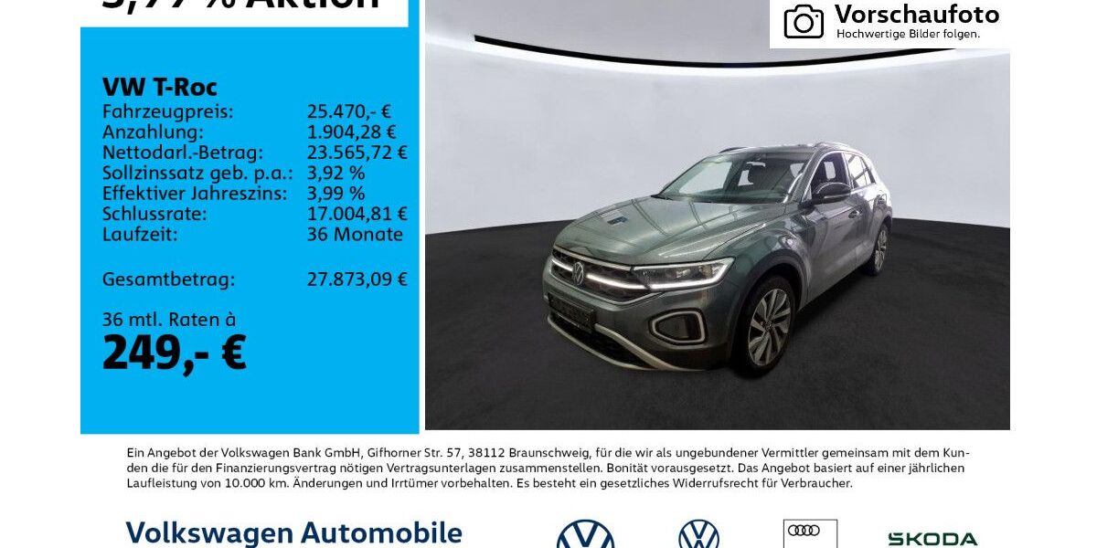 VW T-Roc 56.504 km 25.470 &euro; Leipzig 04277