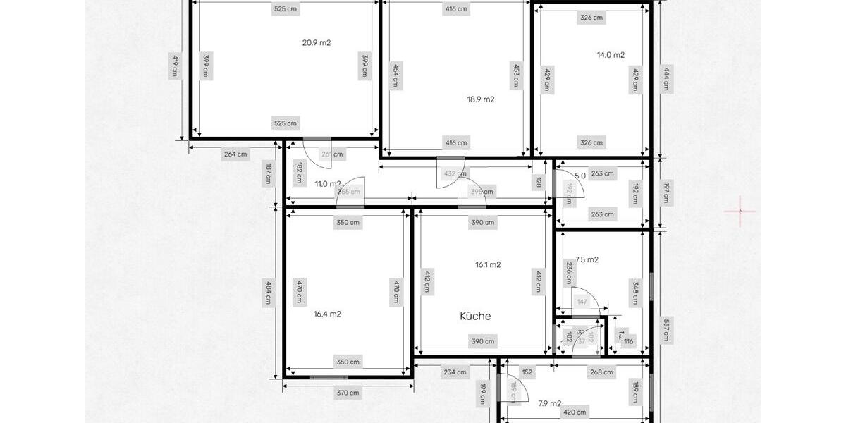 Erdgeschoßwohnung Delitzsch - 4 Zimmer, 119 m&sup2;, 900&euro; | Angebot:26508539
