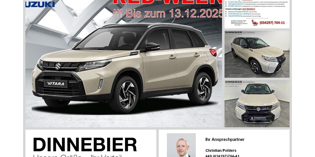Suzuki Vitara 2.900 km 24.890 &euro; Markkleeberg 04416