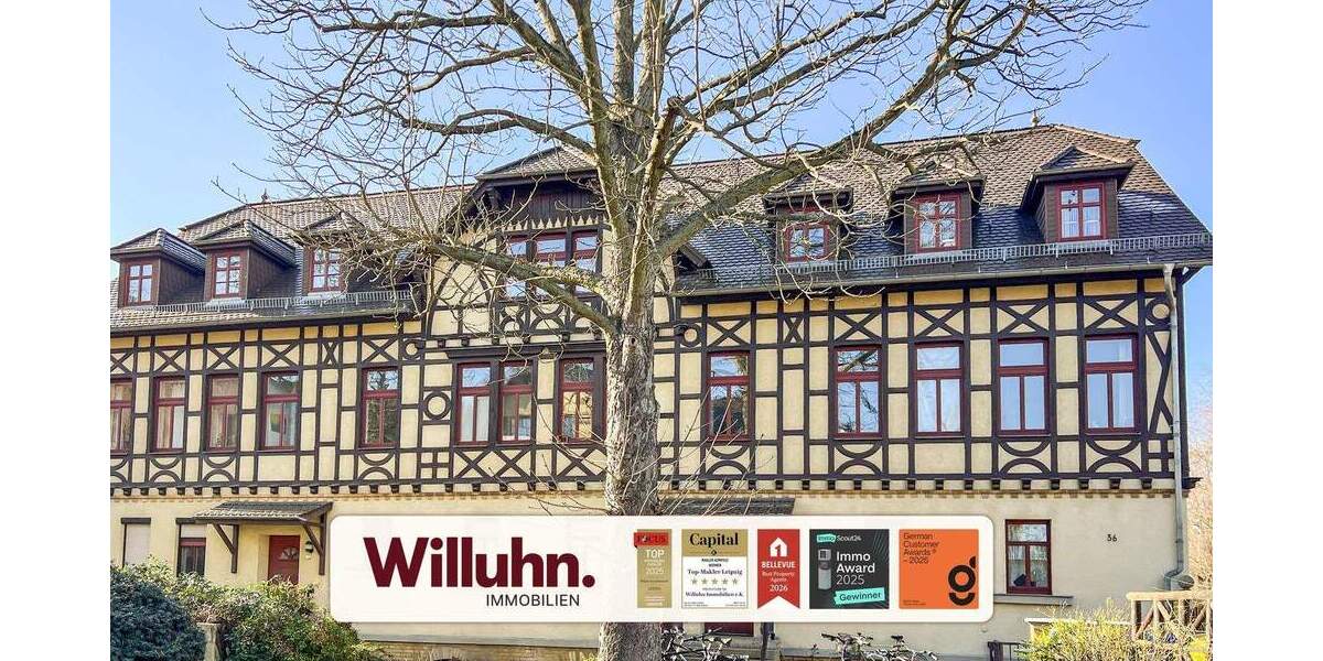 Etagenwohnung Leipzig Dölitz-Dösen - 2 Zimmer, 61 m&sup2;, 149.000&euro; | Angebot:25673716