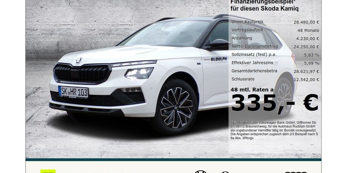 Skoda Kamiq 6.500 km 28.480 &euro; Merseburg 06217