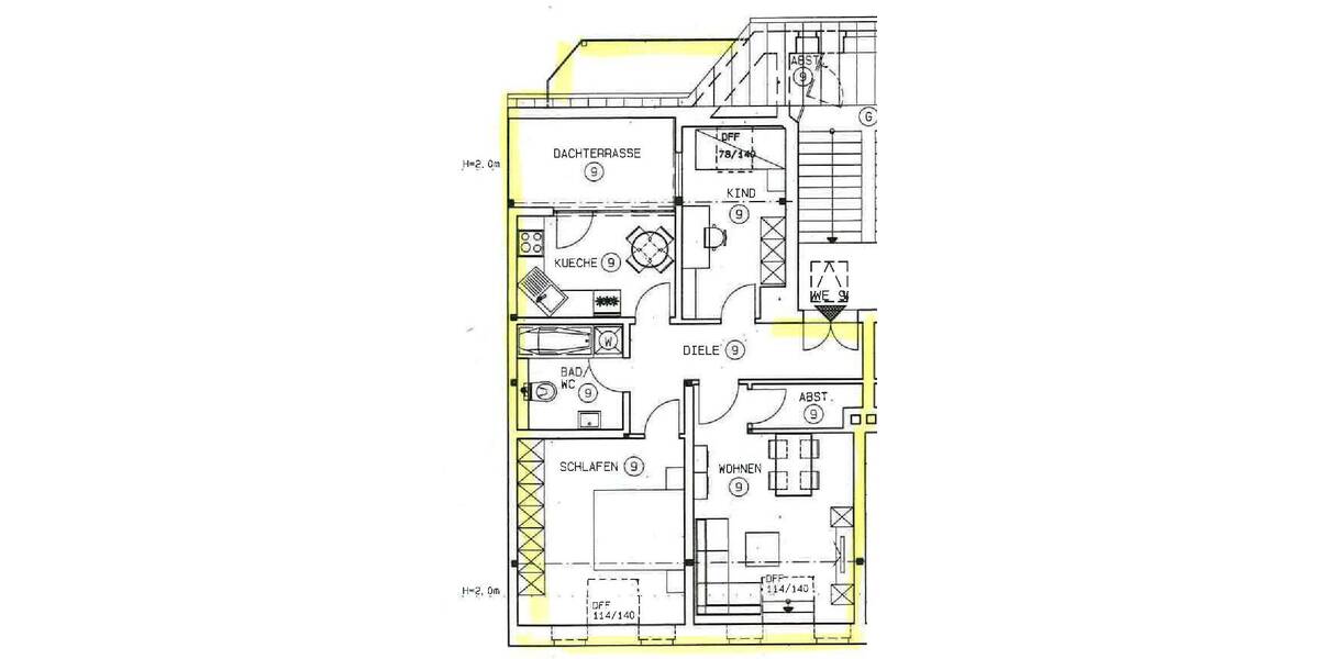 Etagenwohnung Leipzig Gohlis-Mitte - 3 Zimmer, 64 m&sup2;, 175.000&euro; | Angebot:25736466