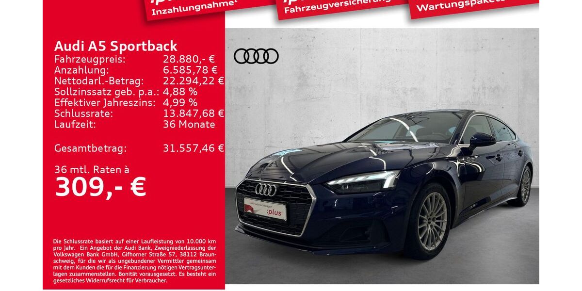 Audi A5 73.704 km 28.880 &euro; Leipzig 04129