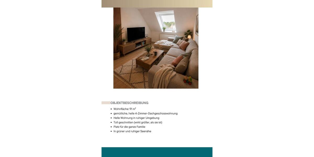 Dachgeschoßwohnung Zwenkau - 4 Zimmer, 91 m&sup2;, 203.000&euro; | Angebot:27192228