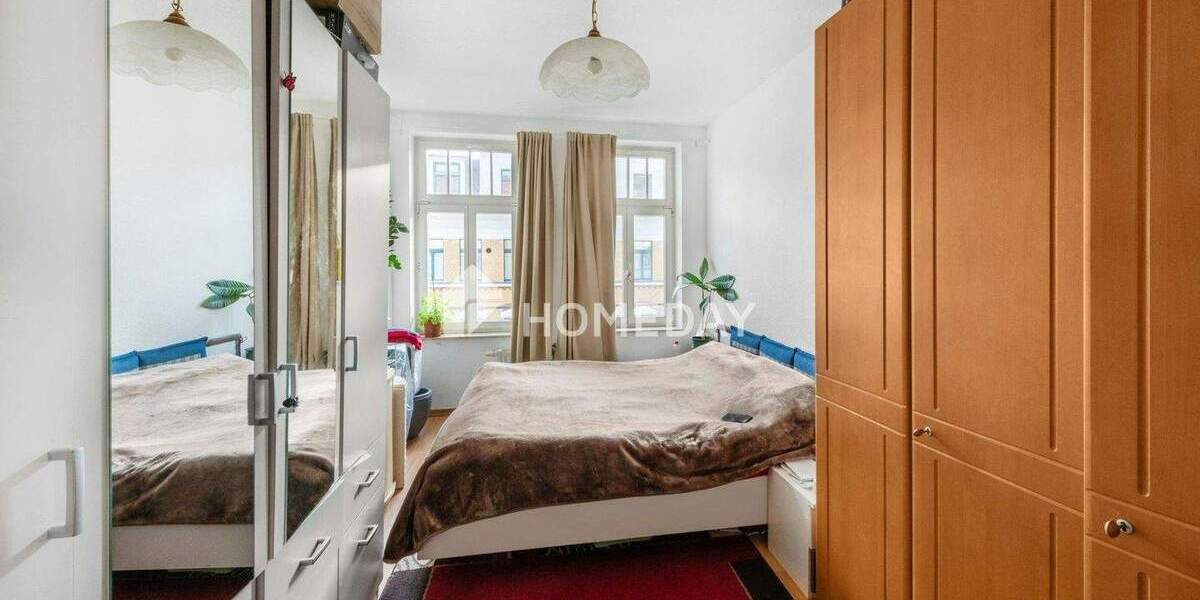 Etagenwohnung Leipzig Schönefeld-Abtnaundorf - 3 Zimmer, 62 m&sup2;, 125.000&euro; | Angebot:25836436