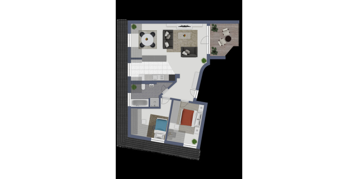 Dachgeschoßwohnung Leipzig Nord - 3 Zimmer, 77 m&sup2;, 901&euro; | Angebot:26068171