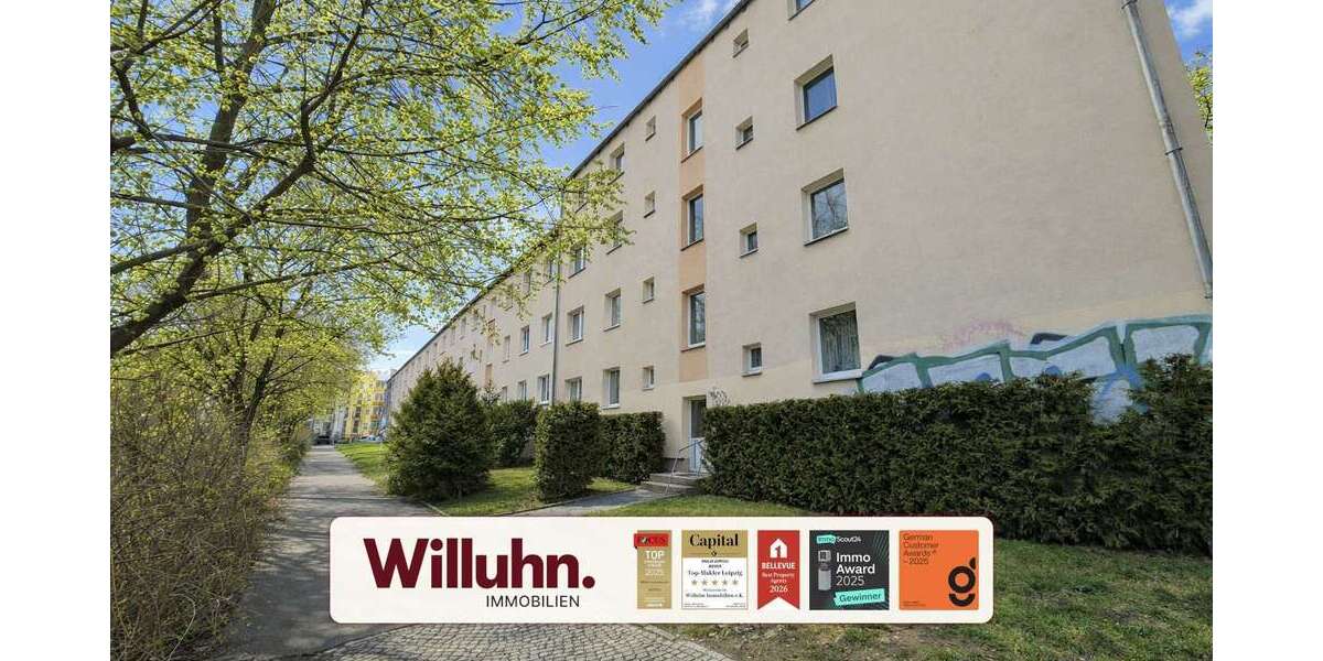 Etagenwohnung Leipzig Nordwest - 2 Zimmer, 50 m&sup2;, 99.950&euro; | Angebot:26182835
